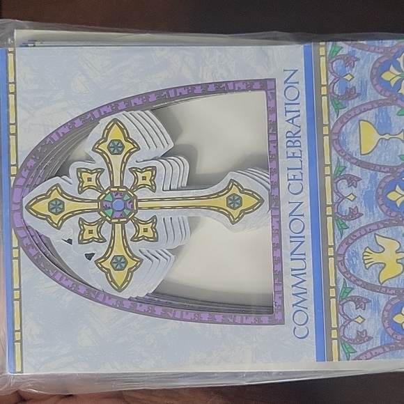 ✨️💲2️⃣ ✨️NEW- Communion Celebration Invitations (Pkg 20) - Picture 2 of 5